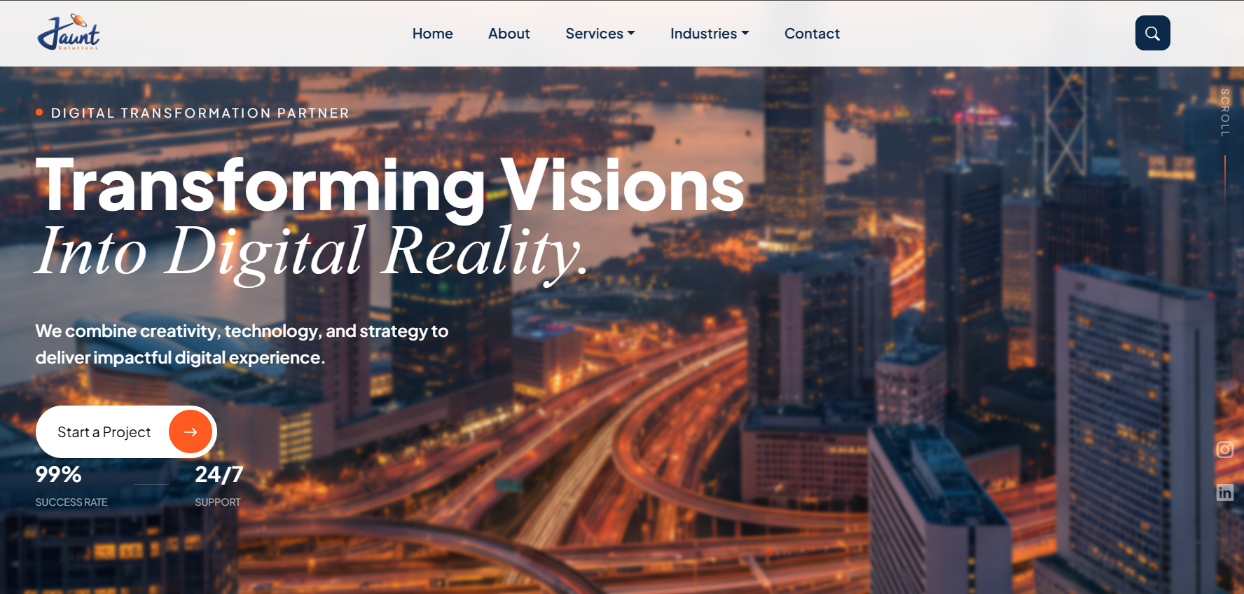 Jaunt Solutions project visual